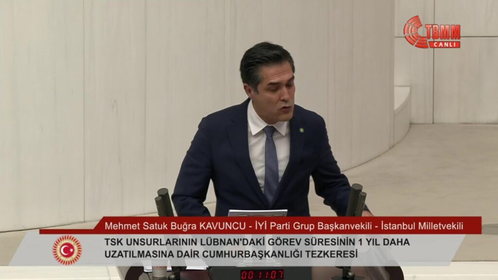 TBMM’de Lübnan Tezkeresi üzerine konuşuyorum.